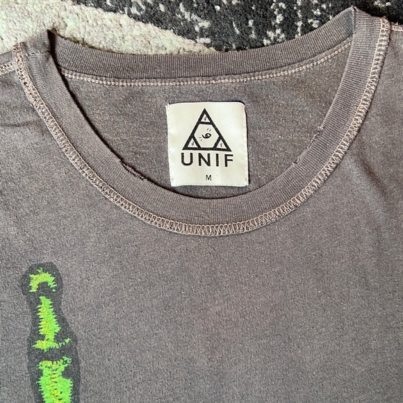 UNIF Skelton hand muscle tee size M - Picture 4 of 6